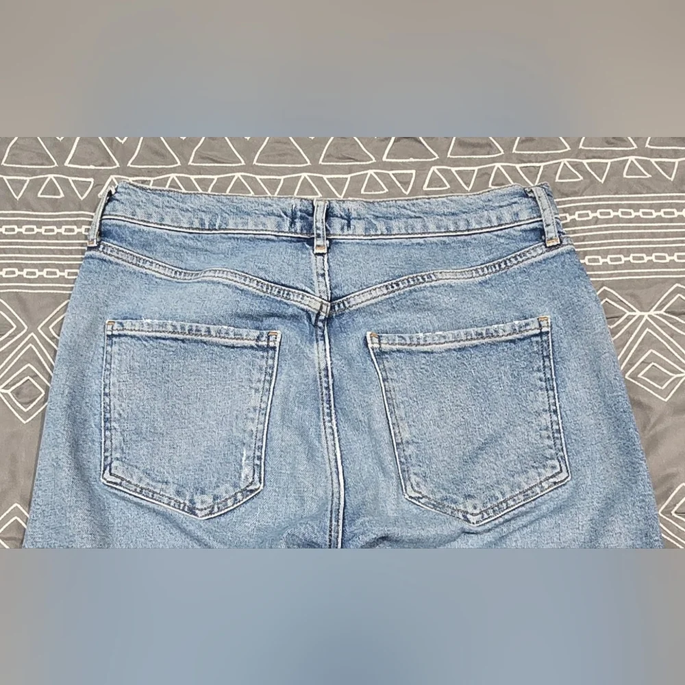 Agolde Riley Long High Waisted Straight Leg Jeans Size 28 - Picture 4 of 8